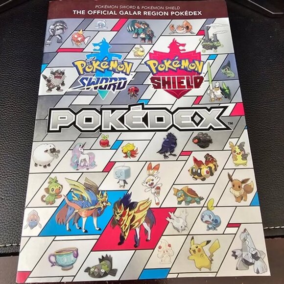 Official Pokemon Sword & Shield Galar Region Pokedex Book Guide - Picture 1 of 1